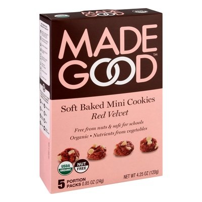 Made Good Mini Cookies Red Velvet 6/4.25 OZ [UNFI #2537645] [ebt]