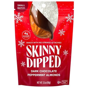 Skinnydipped Almonds Dark Chocolate Peppermint 10/3.5 OZ [UNFI #2492502] [ebt] T