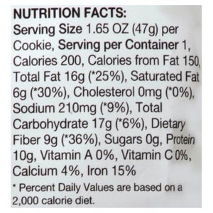 Bhu Protein Cookie Double Dark Chocolate 10/1.65 Z [UNFI #3009131] [ebt]