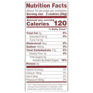 Back To Nature Cookies Peanut Butter Creme 6/9.6 OZ [UNFI #1518356] [ebt]