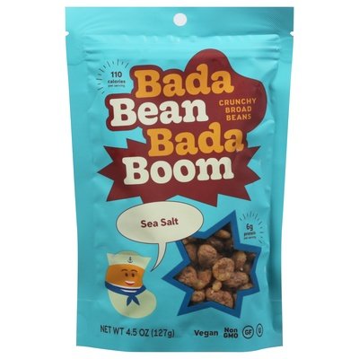 Bada Bean Bada Boom Broad Beans Sea Salt Crunchy 12/4.5 OZ [UNFI #2781961] [ebt]