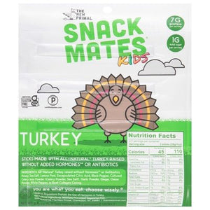 The New Primal Meat Sticks Turkey 8/2.5 OZ [UNFI #1911916] [ebt]