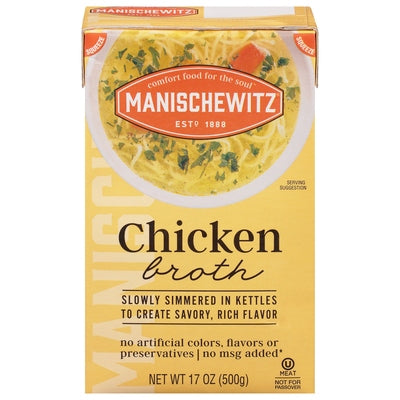 Manischewitz Broth Chicken 12/17 OZ [UNFI #2646842] [ebt]