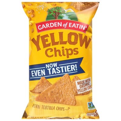 Garden Of Eatin Corn Tortilla Chips Yellow Chips 12/5.5 OZ [UNFI #2627198] [ebt]