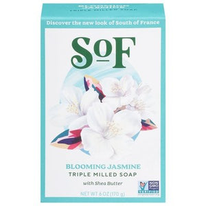 South Of France Soap Triple Milled Blooming Jasmine 1/6 OZ [UNFI #1704915] T