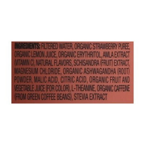 Heywell Sparkling Water Energy + Focus Strawberry Lemon 12/12 OZ [UNFI #2849933] [ebt] T