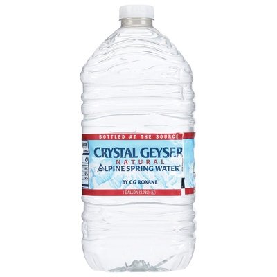 Crystal Geyser Alpine Spring Water Natural 6/1 Gal [UNFI #0724559] [ebt] T