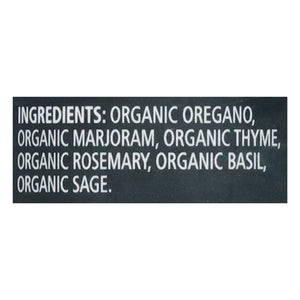 Frontier Nat Prod Co-Op Seasoning With Mediterranean Oregano Italian 0.64 OZ [UNFI #0956342] [ebt]