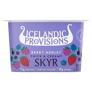 Icelandic Provisions Skyr Thick & Creamy Berry Medley 12/5.3 OZ [UNFI #2953735] [ebt]