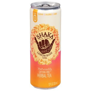 Shaka Tea Herbal Tea Lemon Rose Flavored Caffeine-Free 12/12 OZ [UNFI #2976884] [ebt]