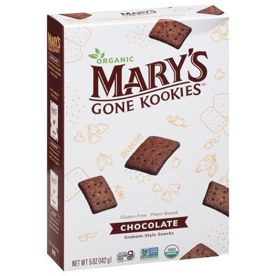 Marys Gone Kookies Graham-Style Snacks Organic Chocolate 6/5 OZ [UNFI #2797827] [ebt]