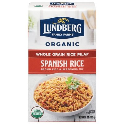 Lundberg Family Farms Spanish Rice Organic 6/6 OZ [UNFI #1262906] [ebt]