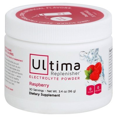 Ultima Replenisher Electrolyte Powder Raspberry 3.4 OZ [UNFI #1923614] T