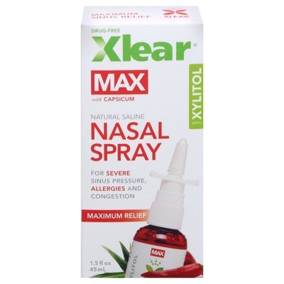 Xlear Saline Nasal Spray Max 1.5 OZ [UNFI #2065951] T