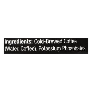 High Brew Coffee Coffee Sugar Free Black Nitro Cold-Brew 12/10 OZ [UNFI #2822401] [ebt]