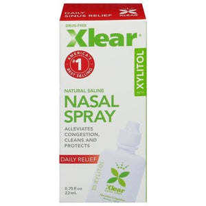 Xlear Nasal Spray with Xylitol Daily Relief Drug-Free 0.75 OZ [UNFI #2380715] T