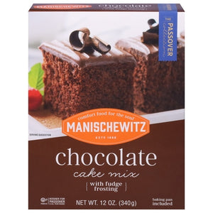 Manischewitz Cake Mix Chocolate 12/12 OZ [UNFI #0122762] [ebt]