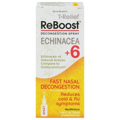 Reboost-Medinatura Decongestion Spray Echinacea +6 0.68 OZ [UNFI #1640663] T