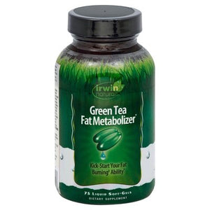Irwin Naturals Fat Metabolizer Green Tea Liquid Soft-Gels 75 SGEL [UNFI #2116028] T