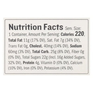 La Fermiere Yogurt Creamy Whole Milk Raspberry Blueberry 6/5.6 OZ [UNFI #2327914] [ebt]