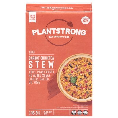 Plantstrong Stew Carrot Chickpea Thai 6/16.9 OZ [UNFI #2762441] [ebt]