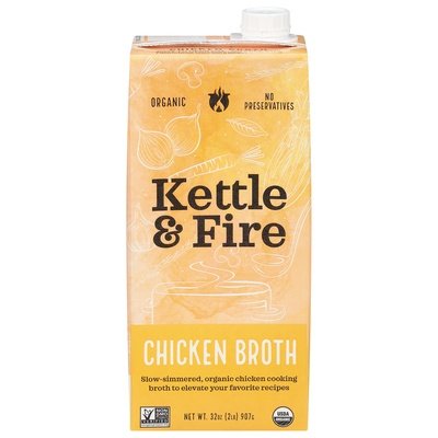 Kettle & Fire Broth Organic Chicken 6/32 OZ [UNFI #2582476] [ebt]