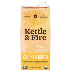 Kettle & Fire Broth Organic Chicken 6/32 OZ [UNFI #2582476] [ebt]