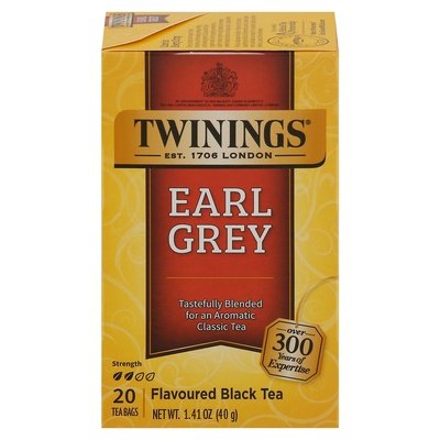 Twinings Black Tea Flavored Earl Grey 6/20 Bag [UNFI #0770958] [ebt]