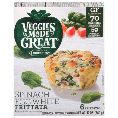 Veggies Made Great Spinach and Egg White 8/12 OZ [UNFI  #2360899]