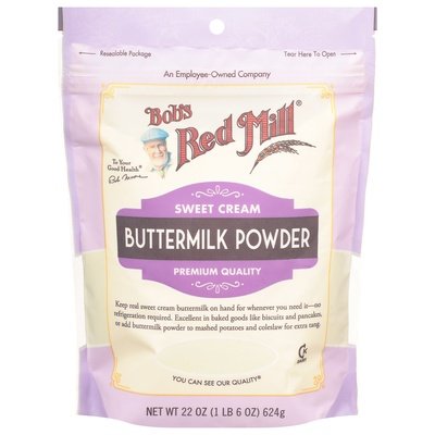 Bobs Red Mill Buttermilk Powder Sweet Cream Premium Quality 4/22 OZ [UNFI #2486686] [ebt]