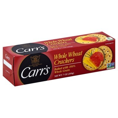 Carrs Crackers Whole Wheat 12/7.1 OZ [UNFI #726042] [ebt]