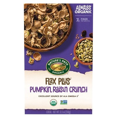 Natures Path Cereal Pumpkin Raisin Crunch 12/12.35 OZ [UNFI #885459] [ebt]