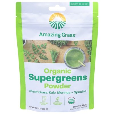 Amazing Grass Supergreens Powder Organic 5.29 OZ [UNFI #2206878] T