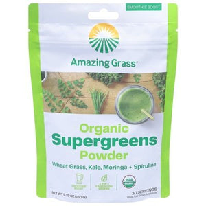 Amazing Grass Supergreens Powder Organic 5.29 OZ [UNFI #2206878] T