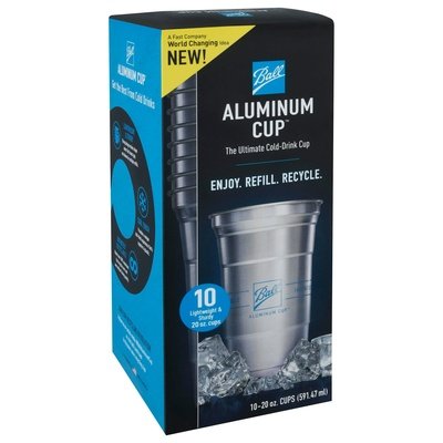 Ball Aluminum Cup 20 Ounce 20/10 CT [UNFI #2977775] T