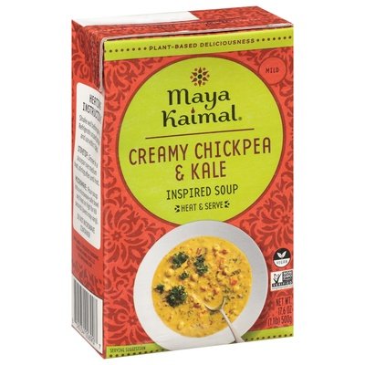 Maya Kaimal Inspired Soup Creamy Chickpea & Kale Mild 12/17.6 OZ [UNFI #2832012] [ebt]