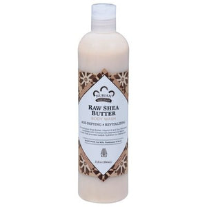 Nubian Heritage Body Wash Raw Shea Butter 13 OZ [UNFI #0918334] T