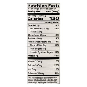 Nancys Springfield Creamery Yogurt Organic Plain Whole Milk 100% Grass-Fed 6/24 OZ [UNFI #2283570] [ebt]