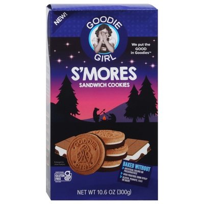 Goodie Girl Sandwich Cookies Smores 6/10.6 OZ [UNFI #2736460] [ebt]