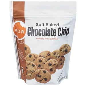 Wow Baking Company Cookies Gluten Free Soft Baked Chocolate Chip 12/8 OZ [UNFI #2942035] [ebt]
