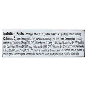 Frontier Nat Prod Co-Op Nutritional Yeast Himalayan Salt & Apple Cider Vinegar Premium 7.51 OZ [UNFI #2607521] [ebt]