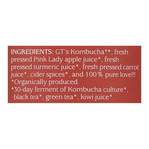 Gts Kombucha Raw Living In Gratitude 12/16 OZ [UNFI #2273217] [ebt] T