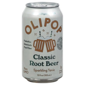 Olipop Sparkling Tonic Classic Root Beer 12/12 OZ [UNFI #2552842] [ebt] T