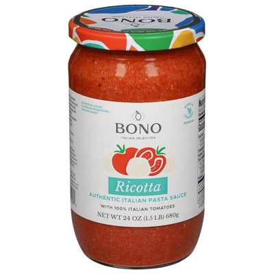 Bono Pasta Sauce Ricotta 6/24 oz [UNFI #3016003 ] [ebt]