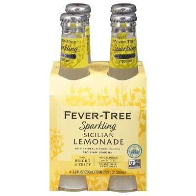 Fever-Tree Tonic Water Sicilian Lemonade Sparkling 6/4/6.8 Z [UNFI #2895563] [ebt] T