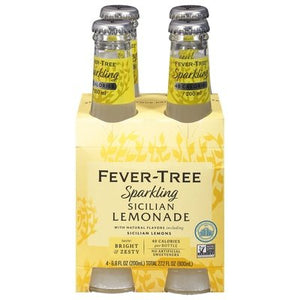 Fever-Tree Tonic Water Sicilian Lemonade Sparkling 6/4/6.8 Z [UNFI #2895563] [ebt] T