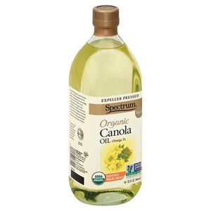 Spectrum Naturals Canola Oil Organic High Heat Refined 12/32 OZ [UNFI #255224] [ebt]