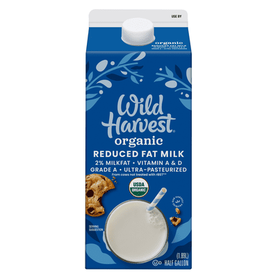 Wild Harvest Ultra Pasteurized 2% Milk 6/64 OZ [UNFI #2742823] [ebt] T