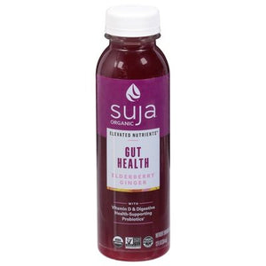 Suja Fruit Juice Drink Gut Health Elderberry Ginger 6/12 OZ [UNFI #2692465] [ebt] T