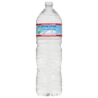 Crystal Geyser Alpine Spring Water Natural 12/1.5 Lt [UNFI #0739961] [ebt] T